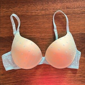 Victoria’s Secret Polka Dot Light Blue Bra